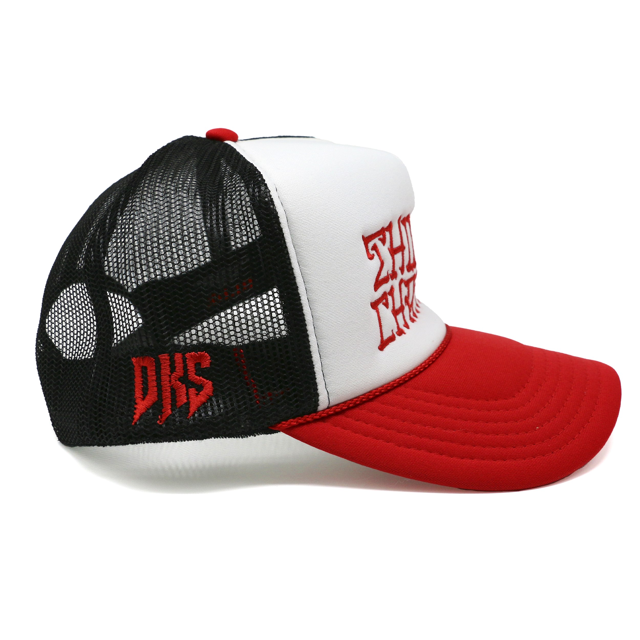 DKS "Things Change" Trucker Hat (Red/White/Black)