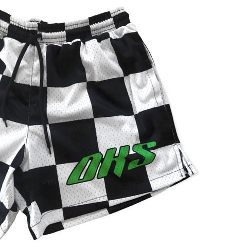 DKS "Checkerboard" Mesh Shorts